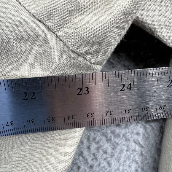 Roper Womens Western Shirt XL Khaki Blue Cowgirl Chic Ranch Rodeo Heritage Boho - Picture 7 of 9